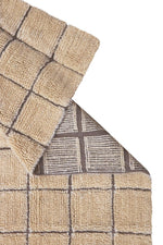 LORENA CANALS - Tapis De Passage En Laine Mosaic Ambre 80 X 230 Cm