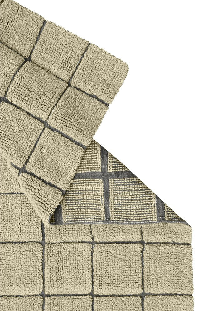 LORENA CANALS - Tapis De Passage En Laine Mosaïque Moss 80 X 230 Cm
