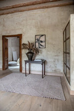 LORENA CANALS - Tapis en Laine Lavable Chia Noir 170 X 240 cm