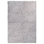 LORENA CANALS - Tapis en Laine Lavable Chia Noir 170 X 240 cm