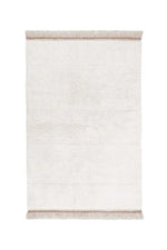 LORENA CANALS - Tapis en Laine Lavable Steppe Blanc - 5 Tailles Disponibles