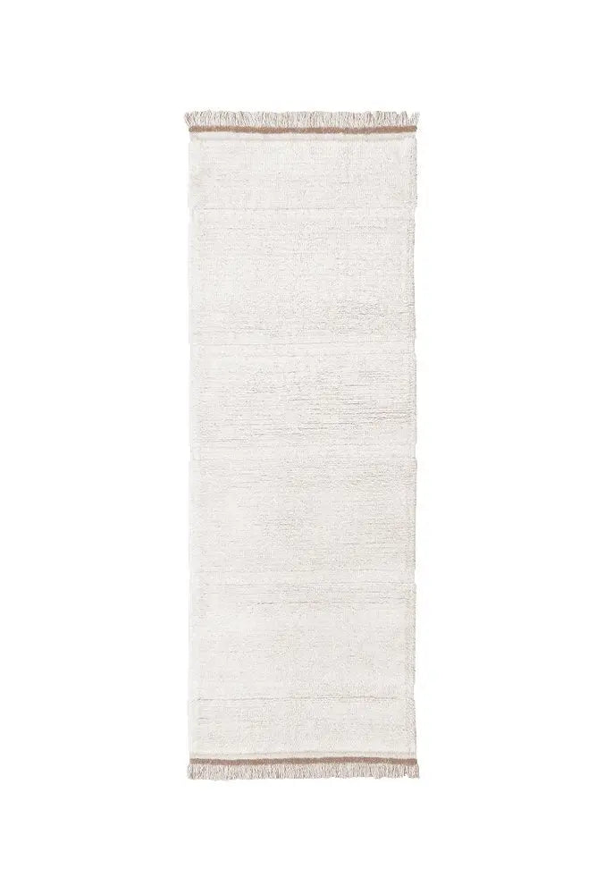 LORENA CANALS - Tapis en Laine Lavable Steppe Blanc - 5 Tailles Disponibles