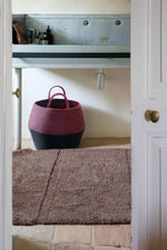 LORENA CANALS - Tapis En Laine Steppe - Mouton Marron 80 X 140 cm