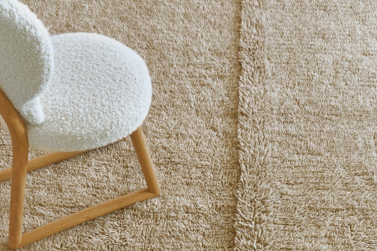 LORENA CANALS - Tapis En Laine Tundra - Blended Sheep Beige 80 X 140 cm