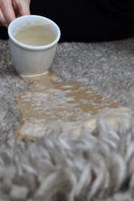 LORENA CANALS - Tapis En Laine Tundra - Blended Sheep Grey 80 X 140 cm