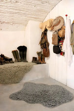 LORENA CANALS - Tapis En Laine Woolly - Sheep Grey 75 X 110 cm