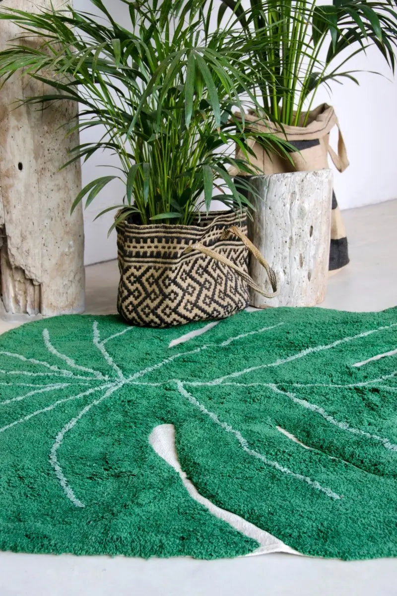 LORENA CANALS - Tapis Feuille de Monstera 120 X 180 cm