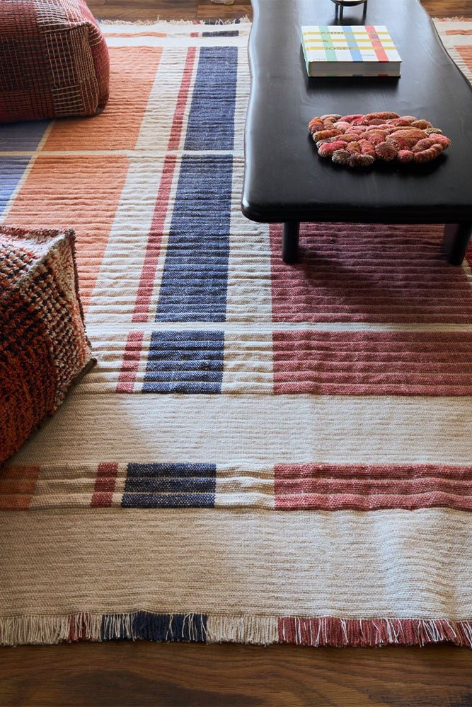 LORENA CANALS - Tapis Handloom Columns Multi Color 140 X 200 Cm