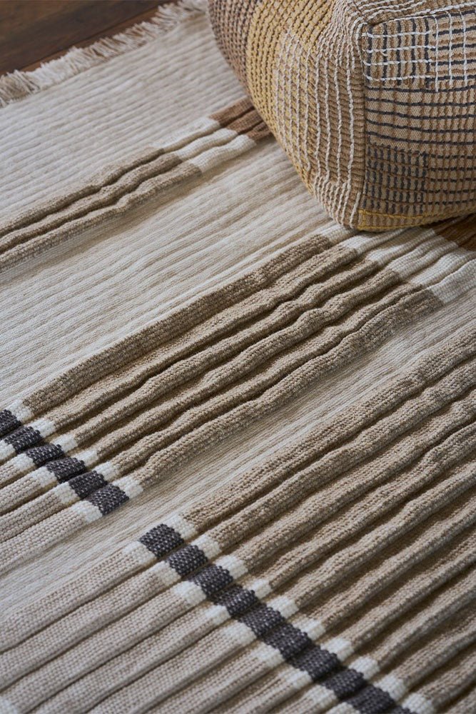 LORENA CANALS - Tapis Handloom Columns Natural 300 X 400 Cm
