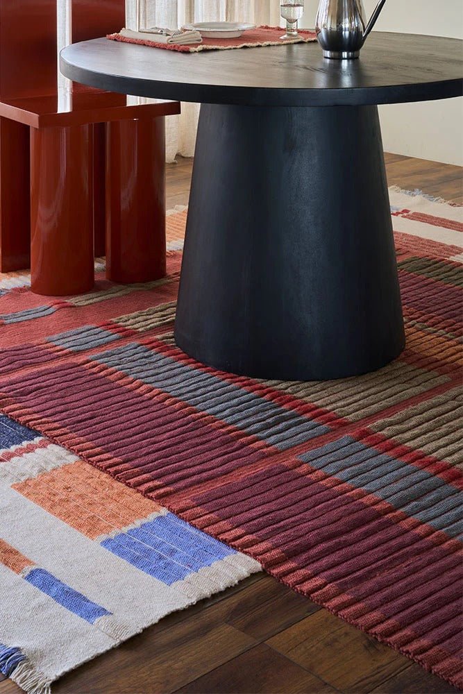 LORENA CANALS - Tapis Handloom Columns Sienna 140 X 200 Cm