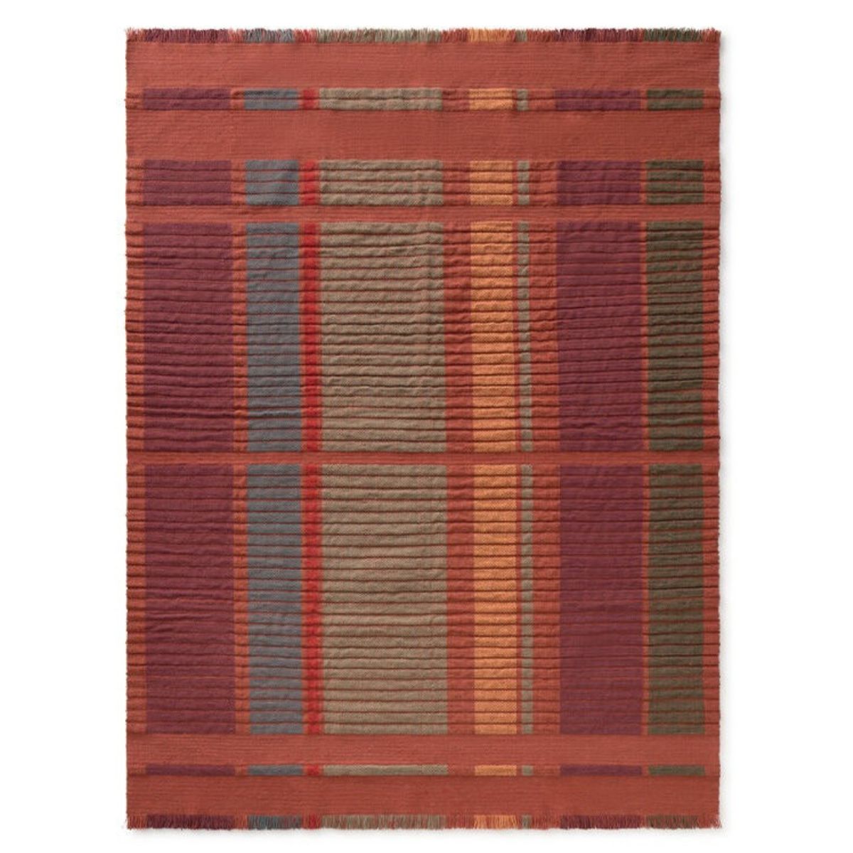 LORENA CANALS - Tapis Handloom Columns Sienna 200 X 300 Cm