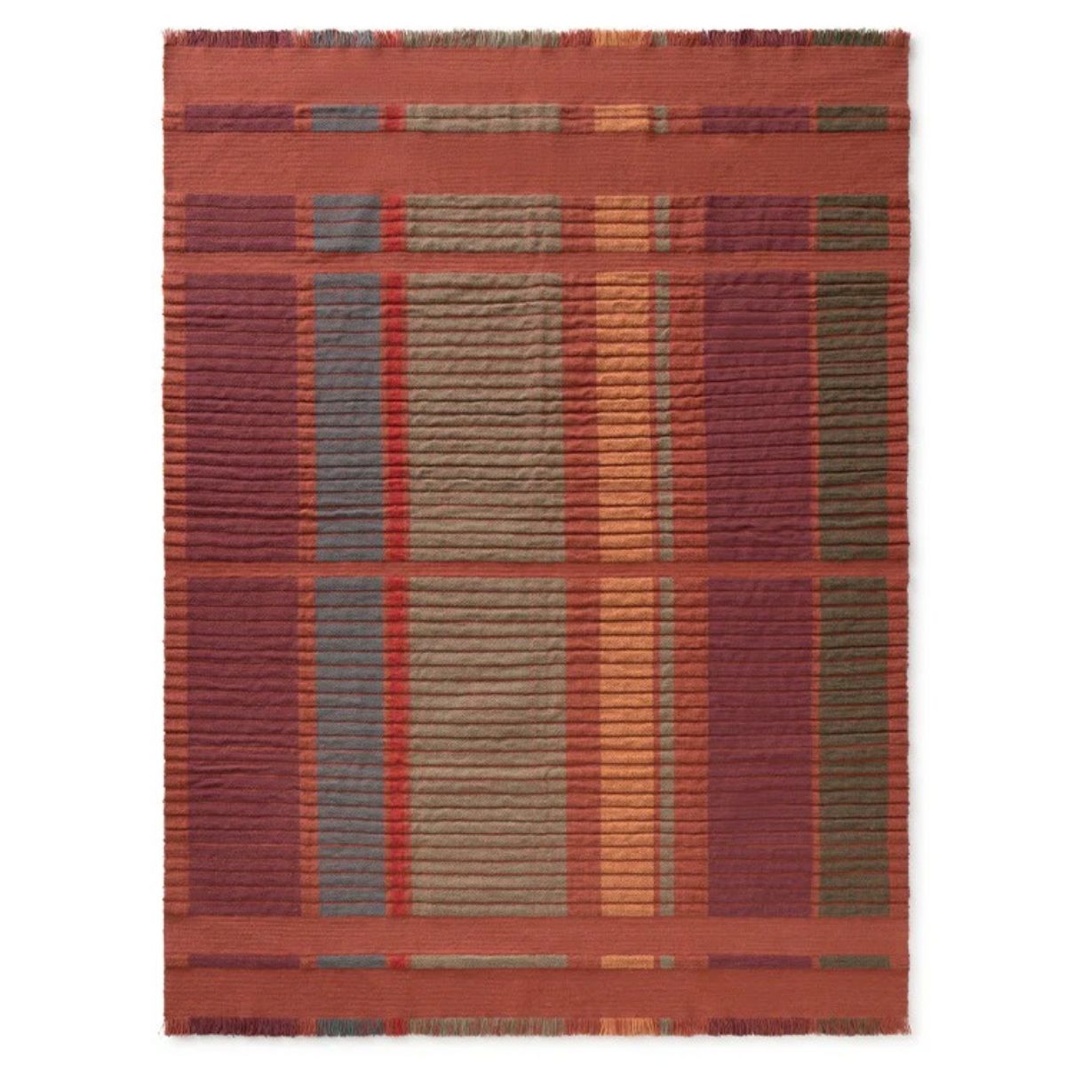 LORENA CANALS - Tapis Handloom Columns Sienna 250 X 350 Cm