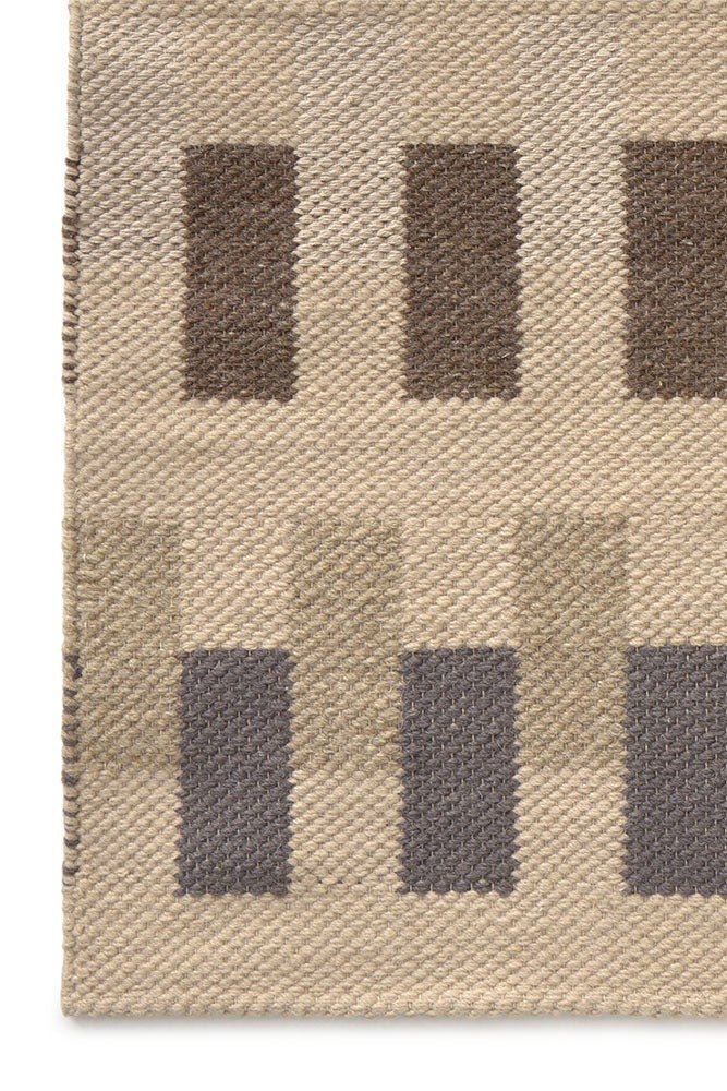LORENA CANALS - Tapis Handloom Intersecting Natural 86 X 130 Cm