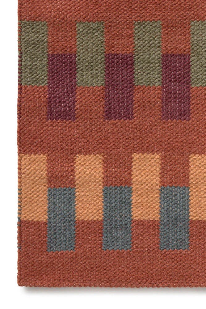 LORENA CANALS - Tapis Handloom Intersecting Sienna 86 X 130 Cm