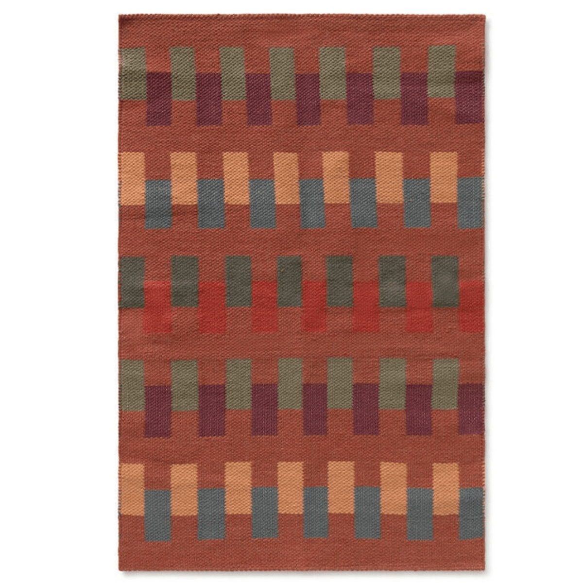 LORENA CANALS - Tapis Handloom Intersecting Sienna 86 X 130 Cm