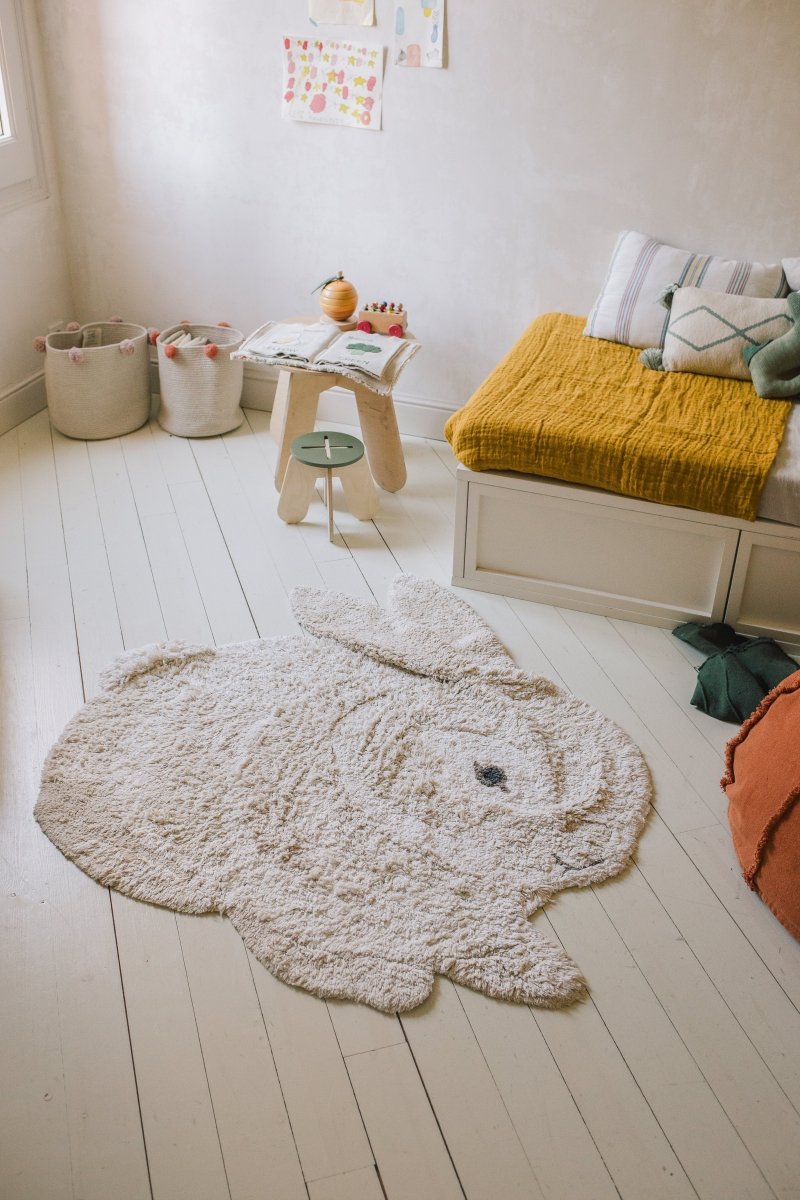 LORENA CANALS - Tapis Lavable Animal Lapin