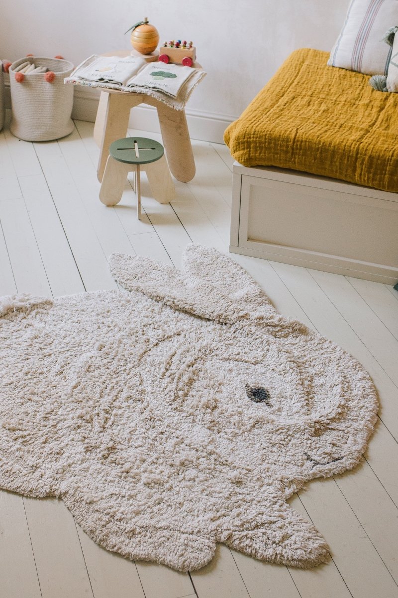 LORENA CANALS - Tapis Lavable Animal Lapin