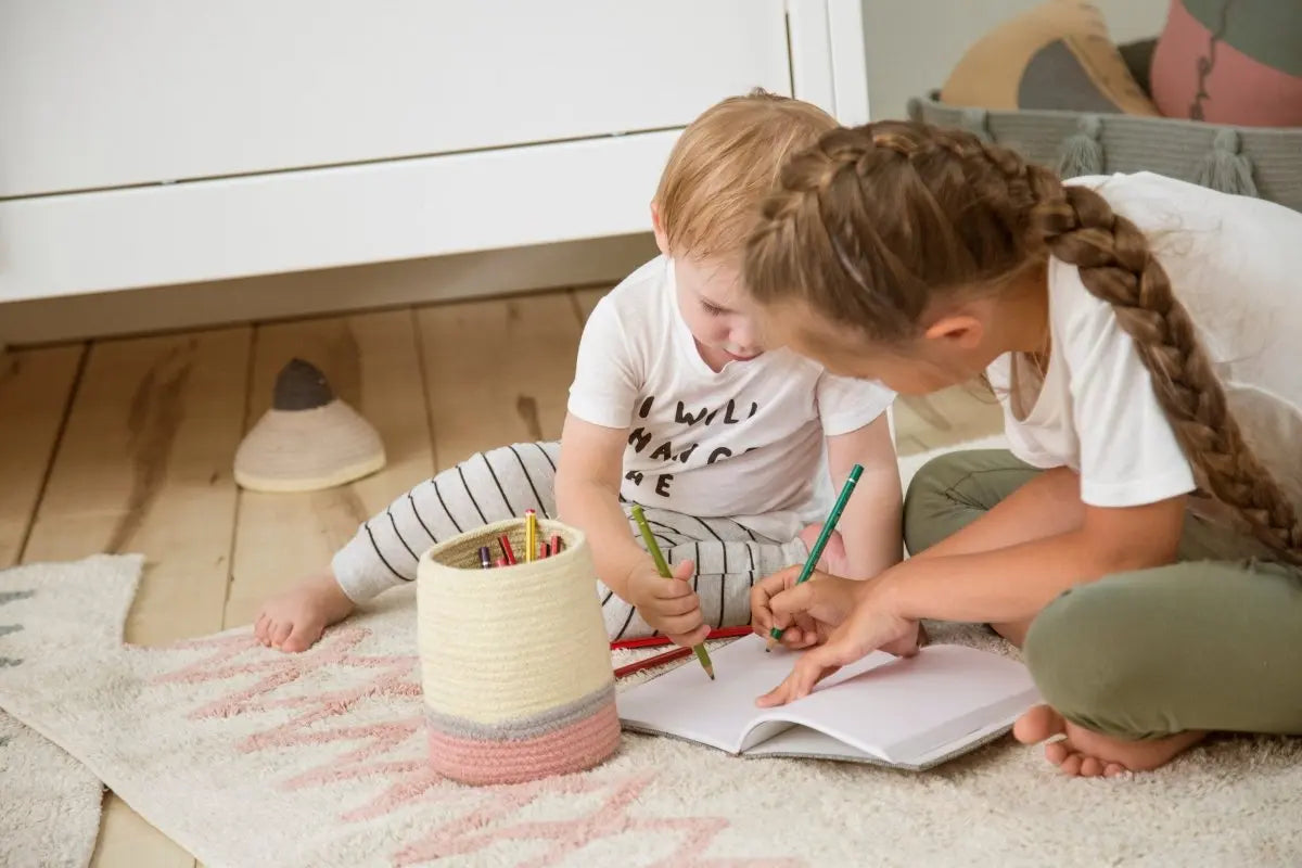 LORENA CANALS - Tapis Lavable Atlas Natural - Vintage Nude