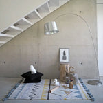 LORENA CANALS - Tapis Lavable Azteca Naturel - Vintage Bleu 120 X 160 cm