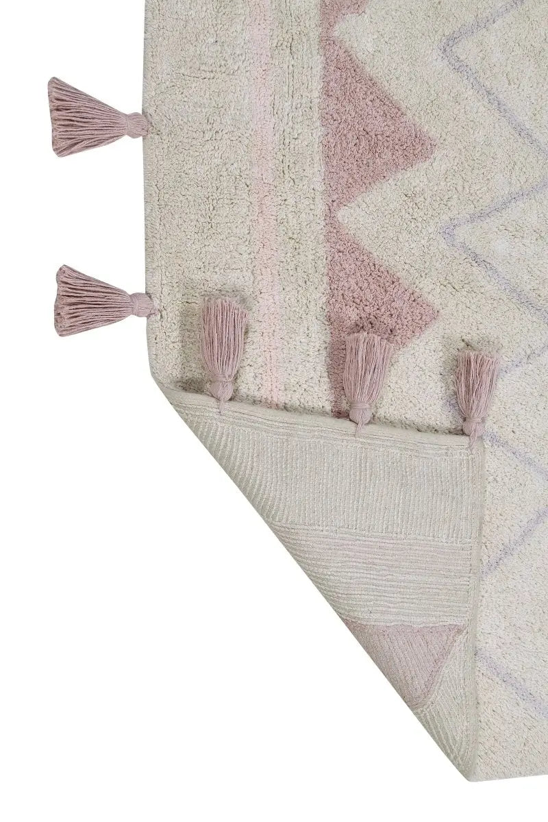 LORENA CANALS - Tapis Lavable Azteca Naturel - Vintage Nude 140 X 200 cm