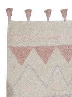 LORENA CANALS - Tapis Lavable Azteca Naturel - Vintage Nude 140 X 200 cm