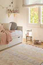 LORENA CANALS - Tapis Lavable Azteca Naturel - Vintage Nude 140 X 200 cm