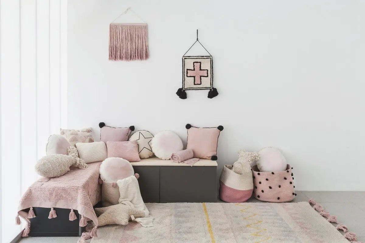 LORENA CANALS - Tapis Lavable Azteca Naturel - Vintage Nude Petit 120 X 160 cm