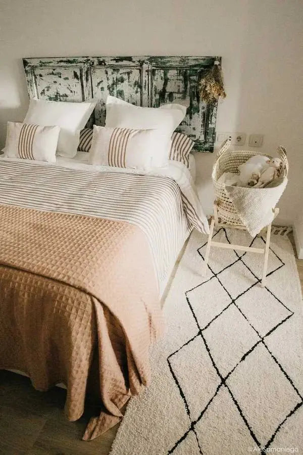 LORENA CANALS - Tapis Lavable Berbère - Beige 140 X 200 cm