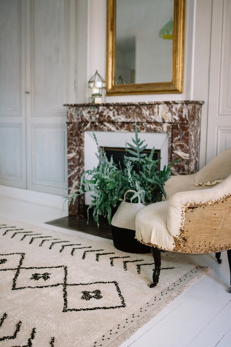 LORENA CANALS - Tapis Lavable Bereber Losanges 170 x 120 Cm