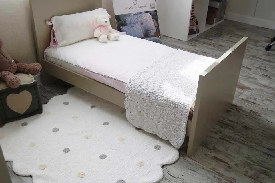 LORENA CANALS - Tapis Lavable Biscuit Blanc 120 X 160 cm