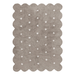 LORENA CANALS - Tapis Lavable Biscuit Gris 120 x 160 Cm