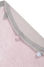 LORENA CANALS - Tapis Lavable Bubbly Soft Rose - Gris 120 x 120 Cm