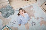 LORENA CANALS - Tapis Lavable Carte Du Monde Vintage 140 X 200cm