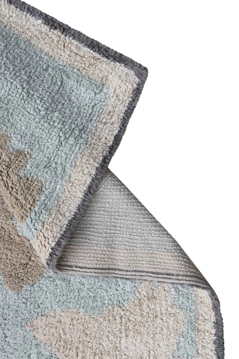 LORENA CANALS - Tapis Lavable Carte Du Monde Vintage 140 X 200cm