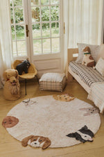 LORENA CANALS - Tapis Lavable - Chiens Ø 140 Cm