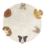 LORENA CANALS - Tapis Lavable - Chiens Ø 140 Cm