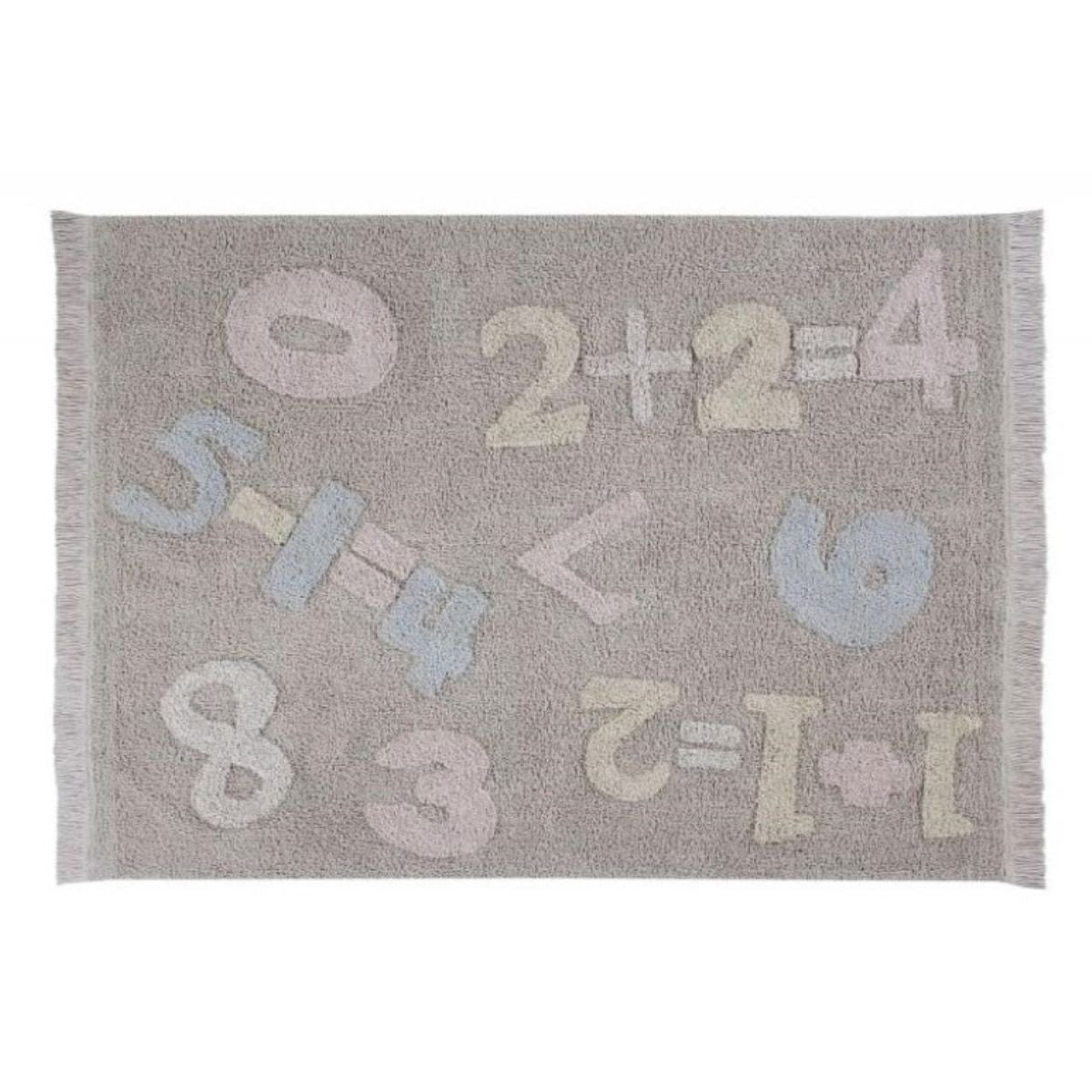 LORENA CANALS - Tapis Lavable Chiffres Bébé 120 X 160 Cm