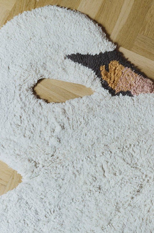 LORENA CANALS - Tapis Lavable Cygne 120 x 100 Cm