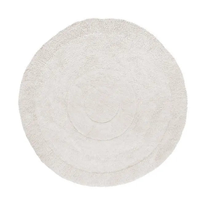 LORENA CANALS - Tapis Lavable En Laine Arctic Circle - Mouton Blanc 250 X 250 Cm