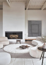 LORENA CANALS - Tapis Lavable En Laine Arctic Circle - Mouton Blanc 250 X 250 Cm