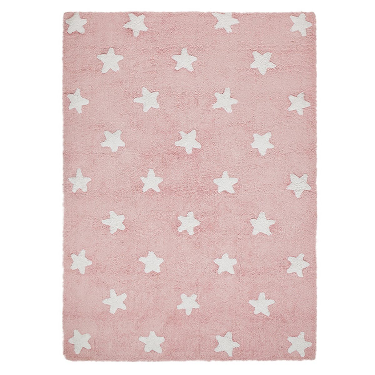 LORENA CANALS - Tapis Lavable Etoiles Rose 120 x 160 Cm