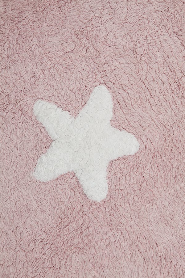 LORENA CANALS - Tapis Lavable Etoiles Rose 120 x 160 Cm