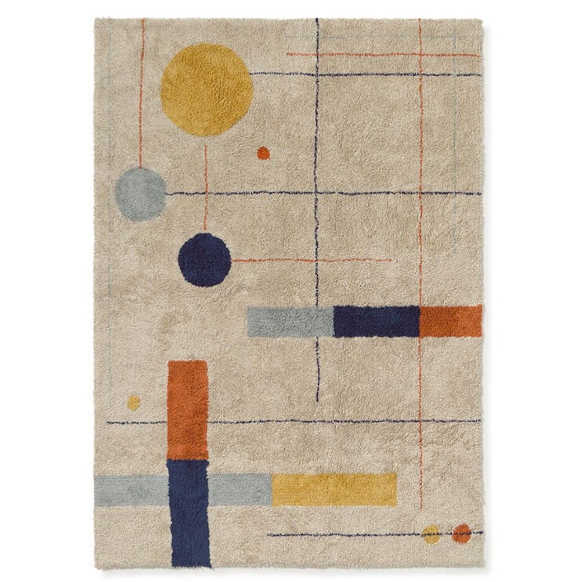 LORENA CANALS - Tapis Lavable Geometrical Shapes 120 X 160 Cm