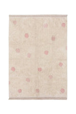 LORENA CANALS - Tapis Lavable Hippy Dots Vintage Nude 120 x 160 Cm