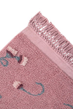 LORENA CANALS - Tapis Lavable Jardin Anglais Frêne Rose 140 x 210 Cm