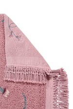 LORENA CANALS - Tapis Lavable Jardin Anglais Frêne Rose 140 x 210 Cm