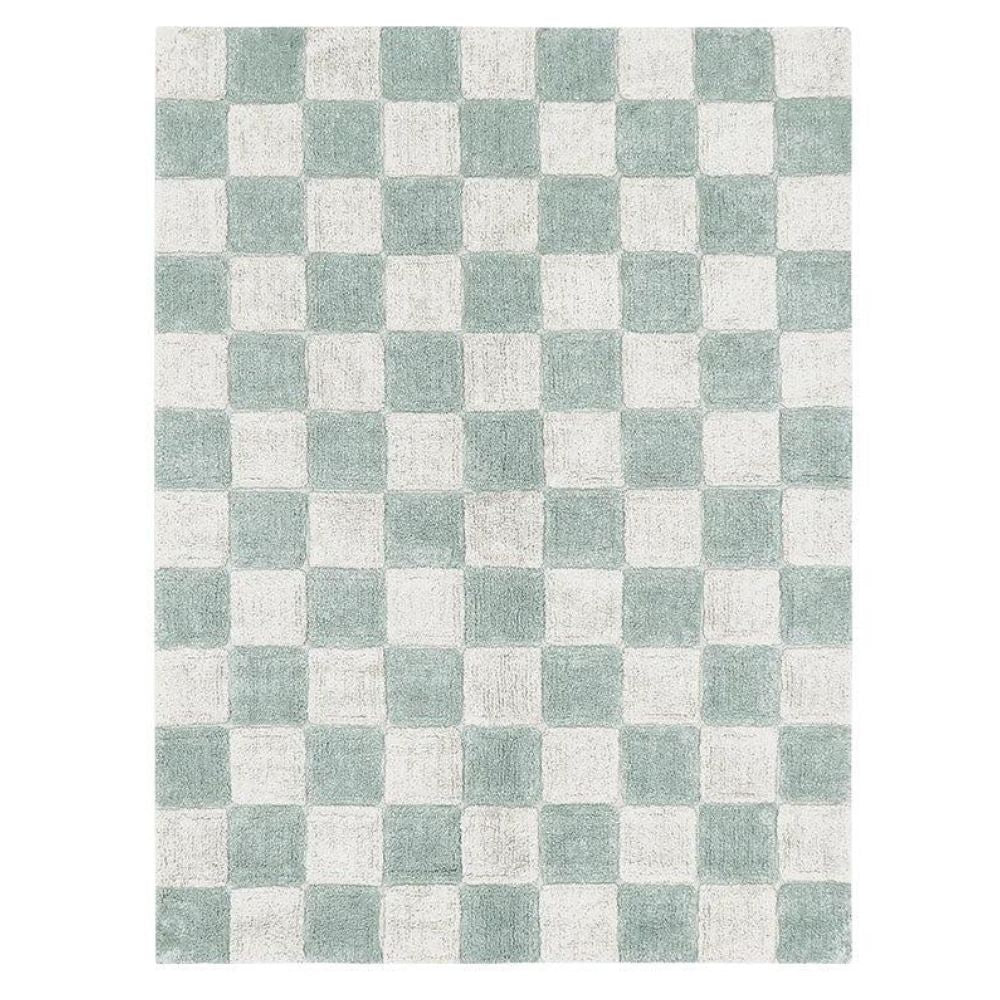 LORENA CANALS - Tapis Lavable "Kitchen Tiles" Bleu Sauge 200 x 300 cm
