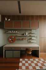 LORENA CANALS - Tapis Lavable "Kitchen Tiles" Toffee 170 x 240 cm