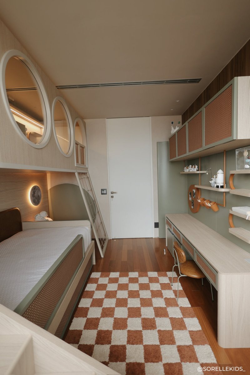 LORENA CANALS - Tapis Lavable "Kitchen Tiles" Toffee 200 x 300 cm