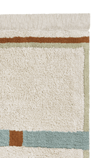 LORENA CANALS - Tapis Lavable Lane Naturel - Bleu Vintage 200 x 300 Cm